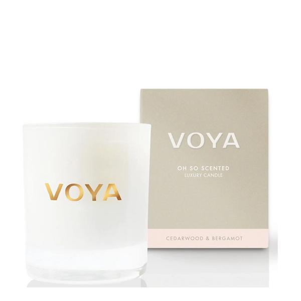 Voya Oh So Scented Candle Cedarwood & Bergamot